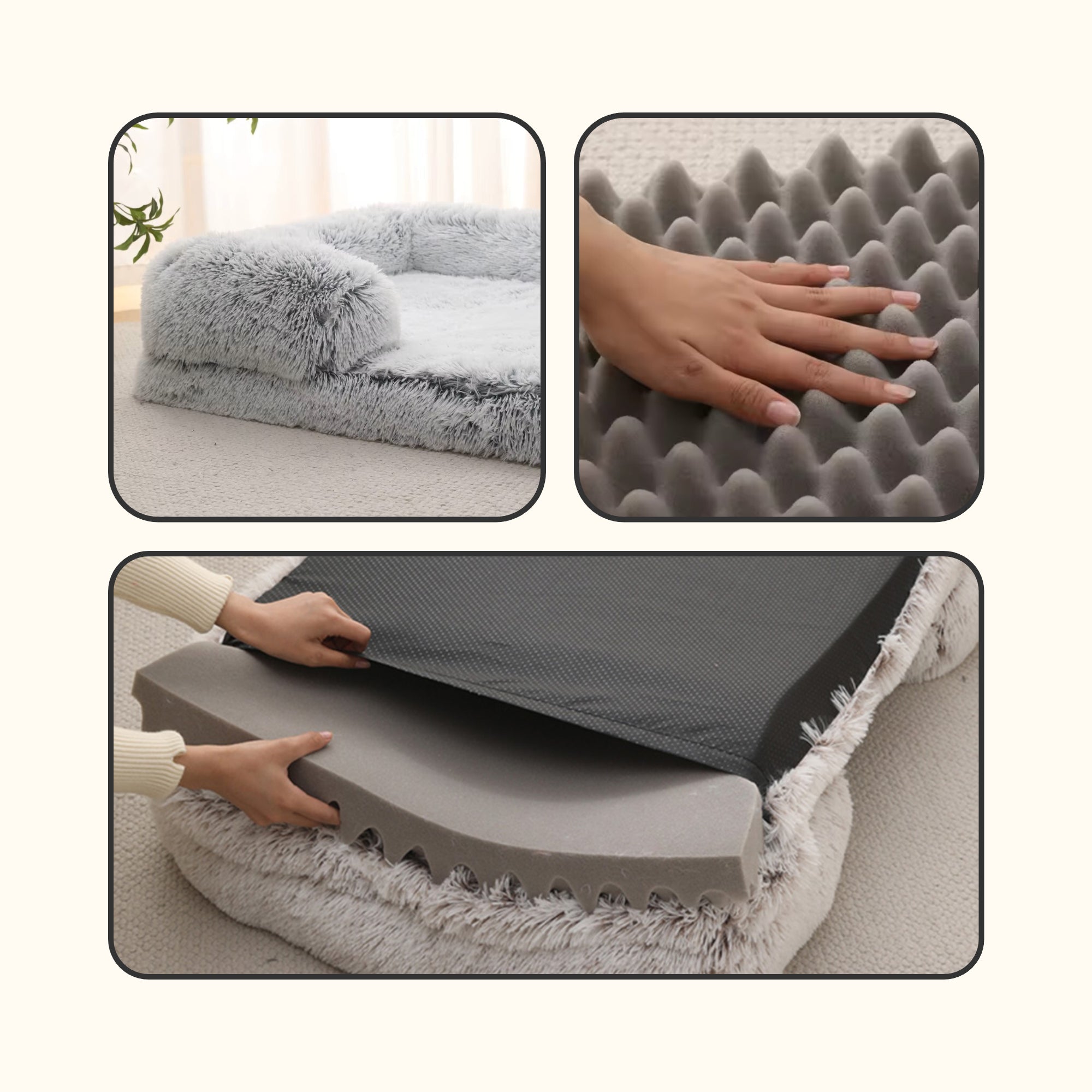 Panier orthopédique chien - Grand douillet